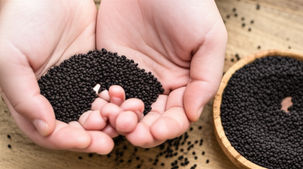 Generate a high-quality, relevant image prompt for an article about: Plant Basil Seeds: Easy Guide