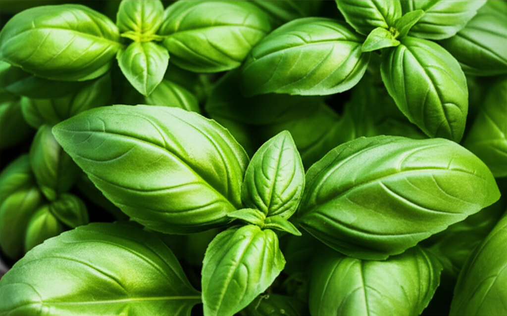 Generate a high-quality, relevant image prompt for an article about: Stunning Basil Plant Types: Fin