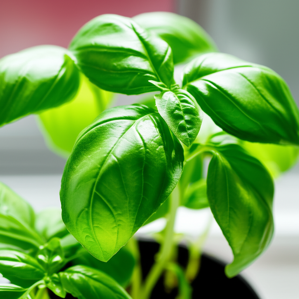 Generate a high-quality, relevant image prompt for an article about: Basil Wilting? Find Out Why!