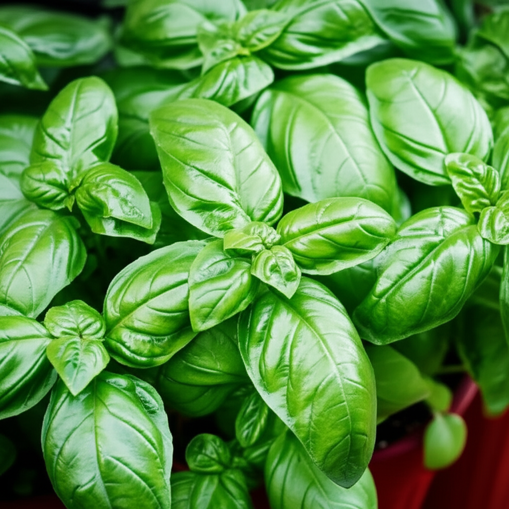Generate a high-quality, relevant image prompt for an article about: Stunning Bonnie Basil Plants: B