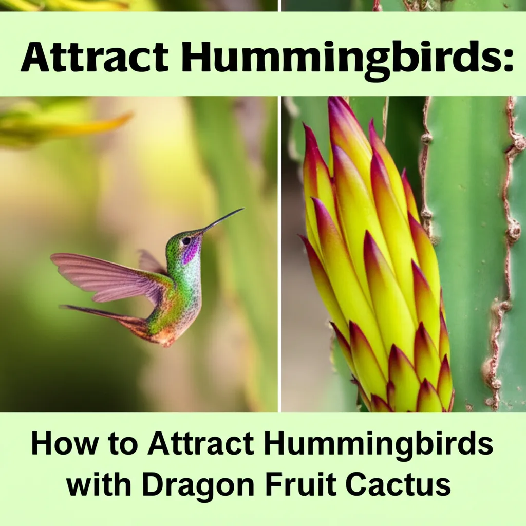 Attract Hummingbirds: Dragon Fruit Cactus Guide. How to Attract Hummingbirds with Dragon Fruit Cactu