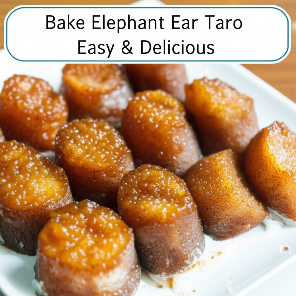Bake Elephant Ear Taro: Easy & Delicious