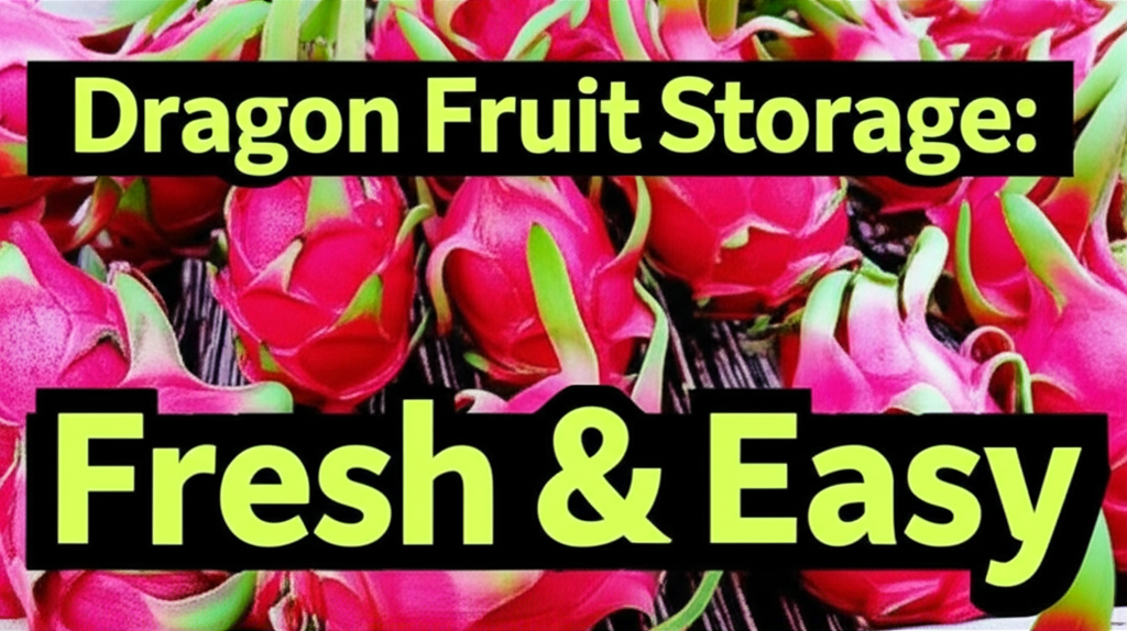 Best Dragon Fruit Storage: Fresh & Easy