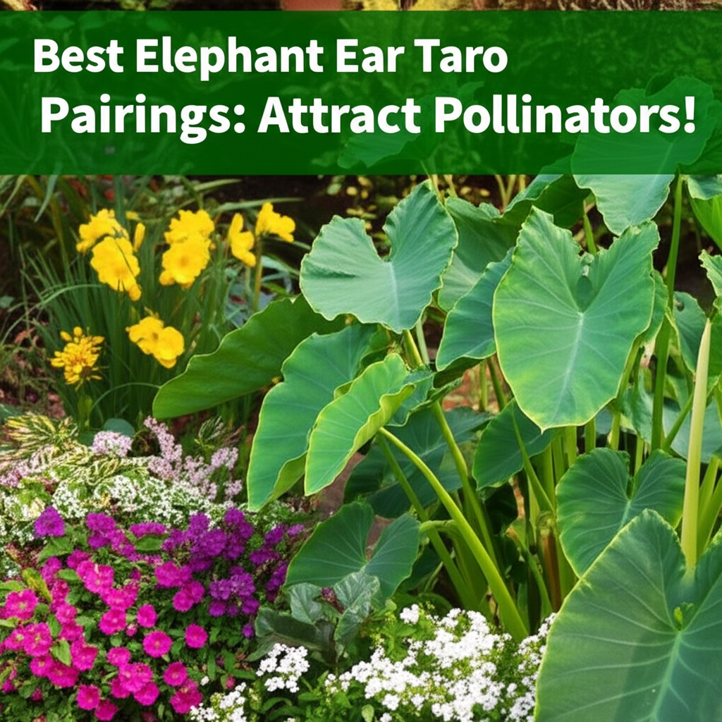 Best Elephant Ear Taro Pairings: Attract Pollinators!