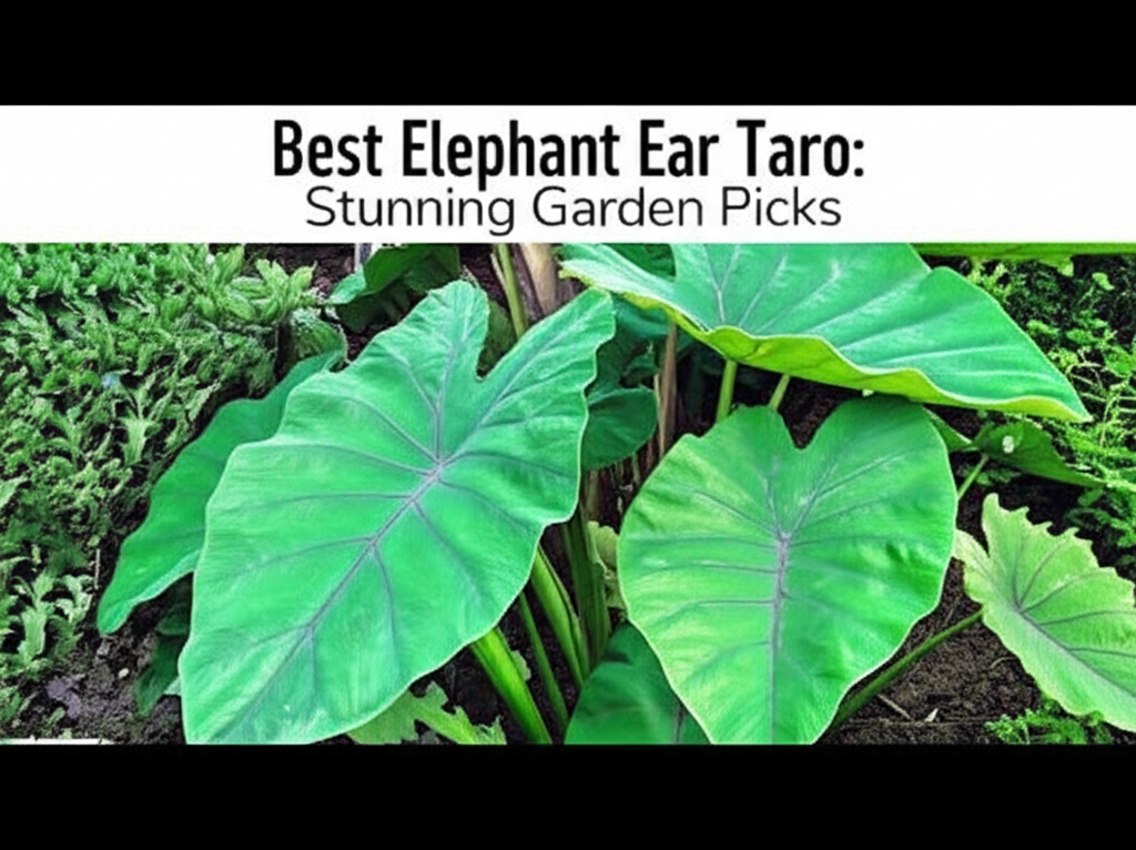 Best Elephant Ear Taro: Stunning Garden Picks