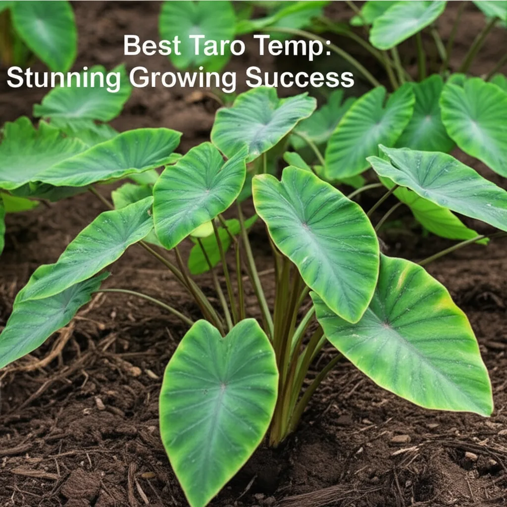 Best Taro Temp: Stunning Growing Success