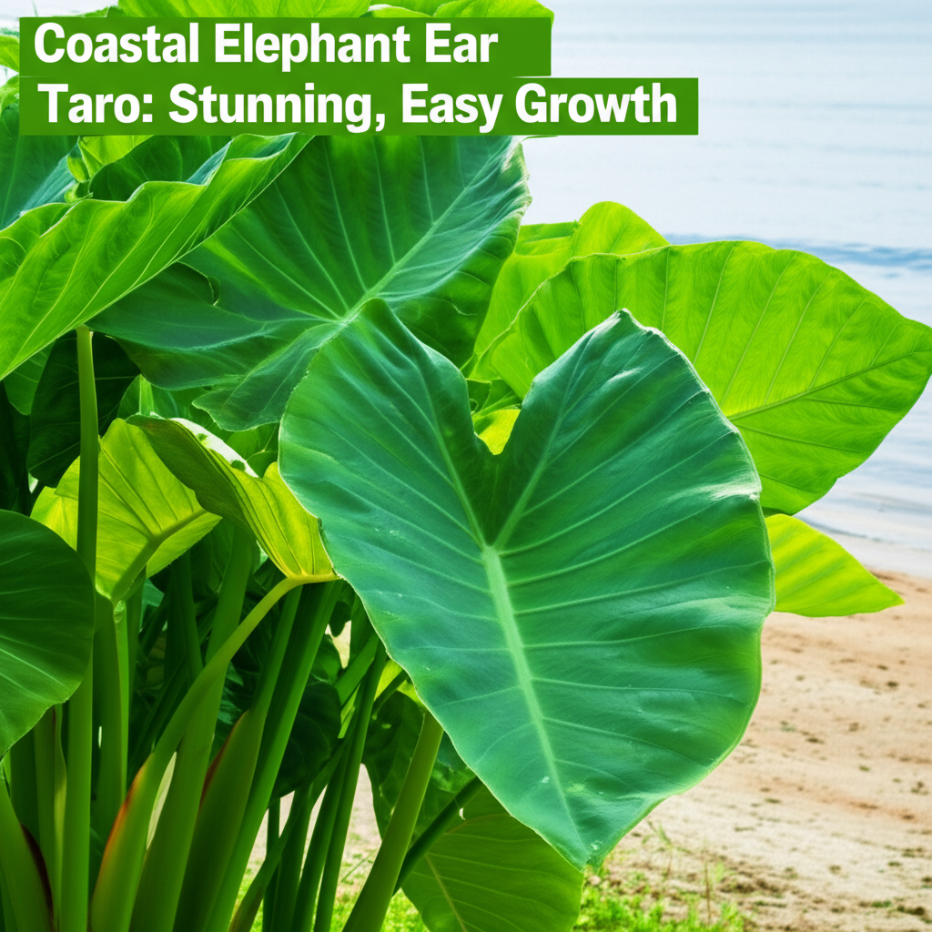 Coastal Elephant Ear Taro: Stunning, Easy Growth