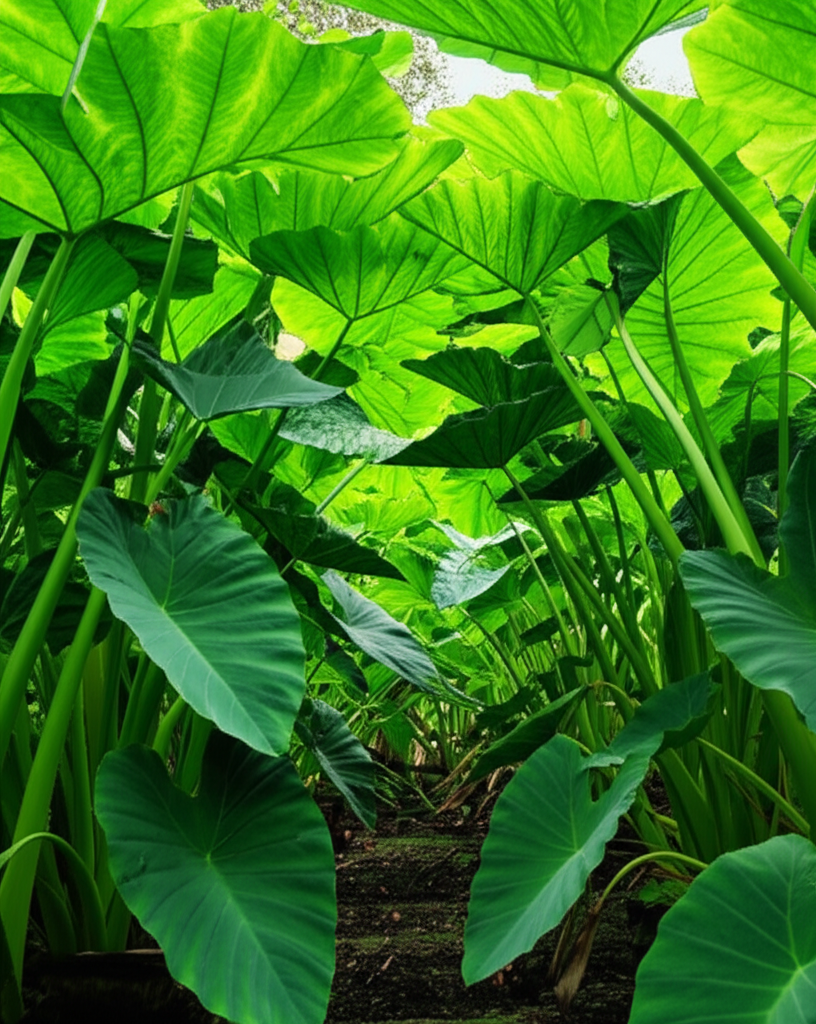 Creating Elephant Ear Taro Corridor: Effortless