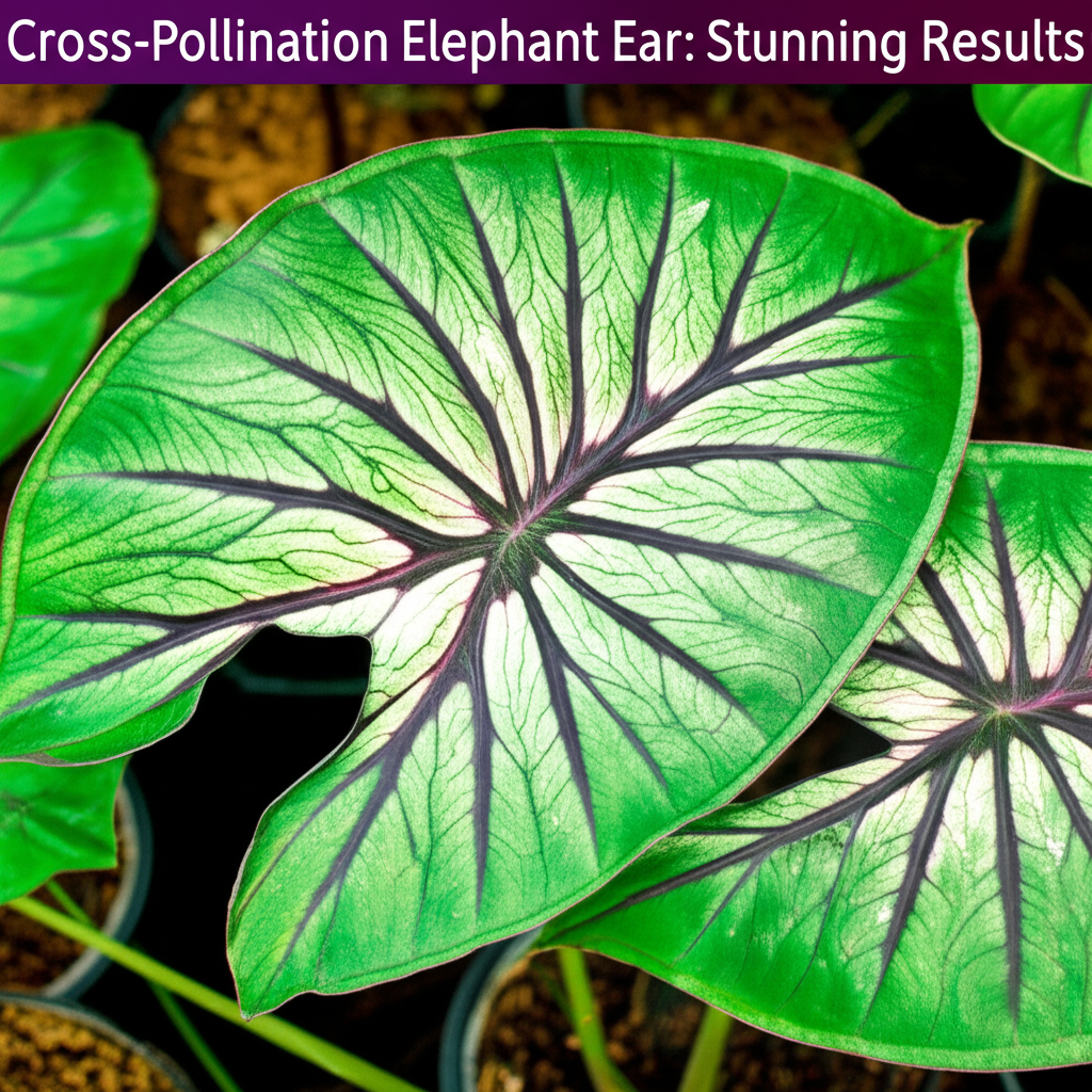 Cross-Pollination Elephant Ear: Stunning Results