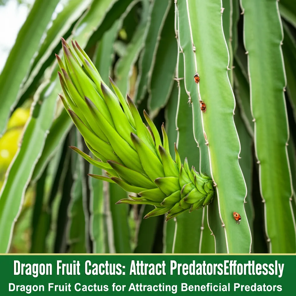Dragon Fruit Cactus: Attract Predators Effortlessly. Dragon Fruit Cactus for Attracting Beneficial P