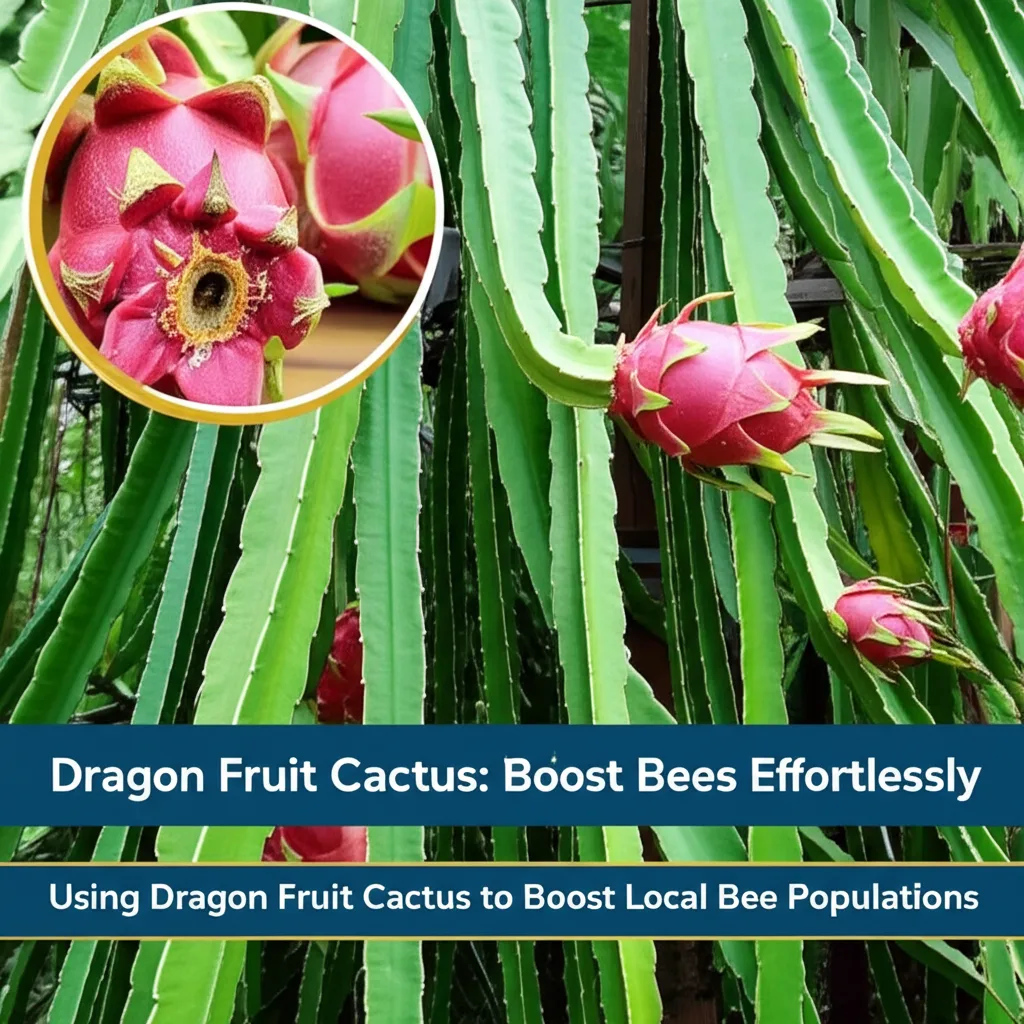 Dragon Fruit Cactus: Boost Bees Effortlessly. Using Dragon Fruit Cactus to Boost Local Bee Populatio