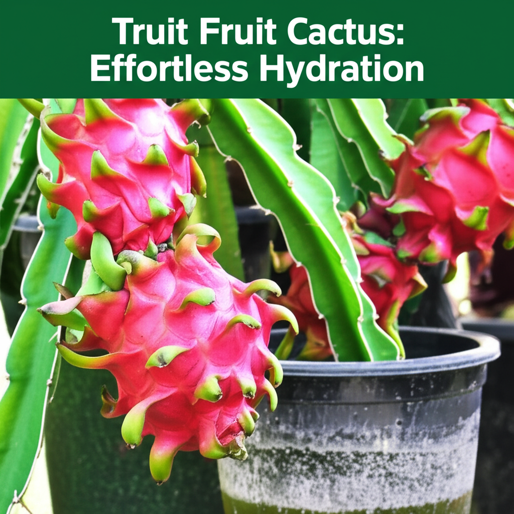 Dragon Fruit Cactus: Effortless Hydration