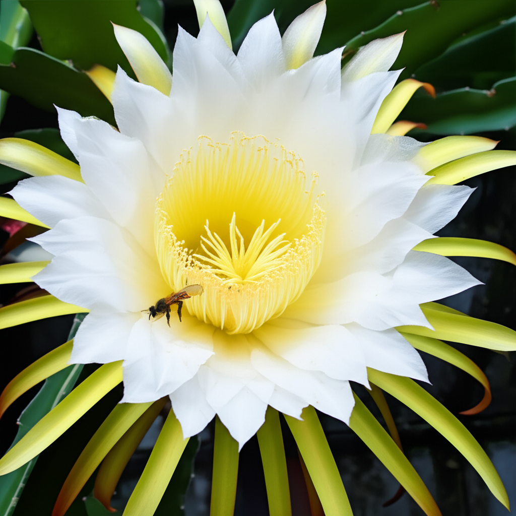 Dragon Fruit Cactus: Essential Pollinator Aid
