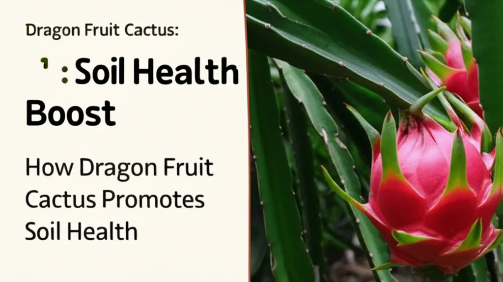 Dragon Fruit Cactus: Soil Health Boost. How Dragon Fruit Cactus Promotes Soil Health.