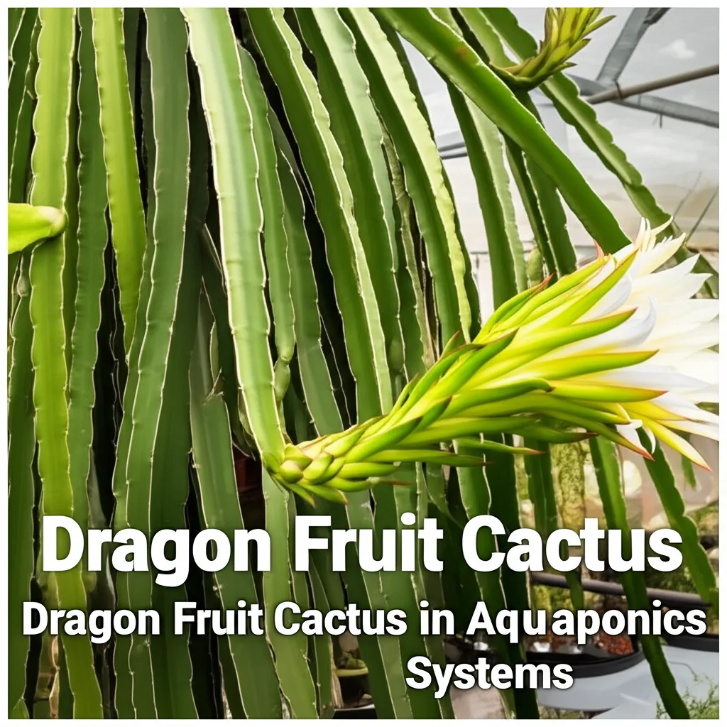 Dragon Fruit Cactus: Stunning Aquaponics Success. Dragon Fruit Cactus in Aquaponics Systems.