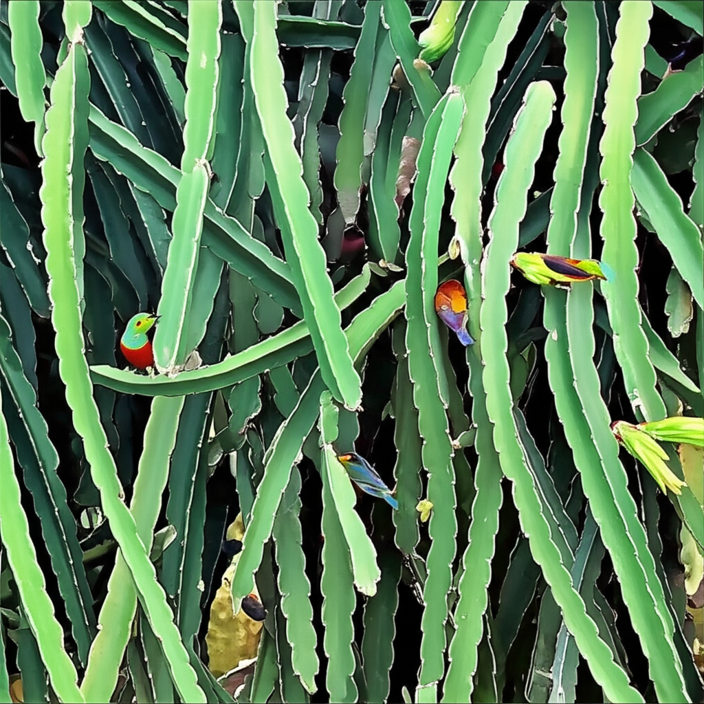 Dragon Fruit Cactus: Stunning Bird Habitat