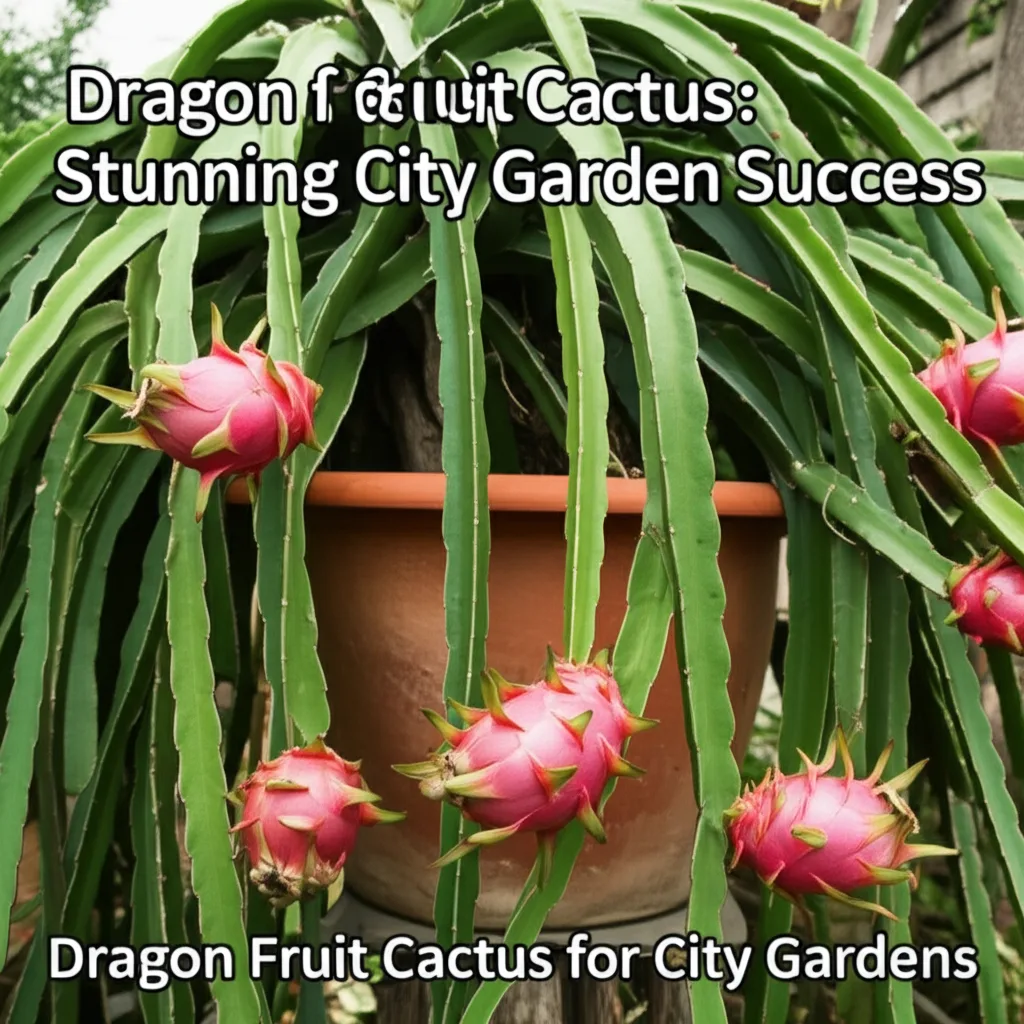 Dragon Fruit Cactus: Stunning City Garden Success. Dragon Fruit Cactus for City Gardens.