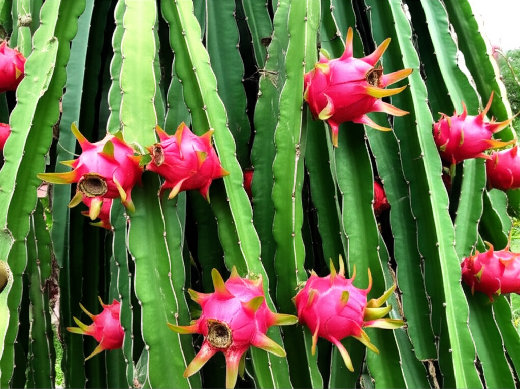 Dragon Fruit Cactus: Stunning Natural Borders