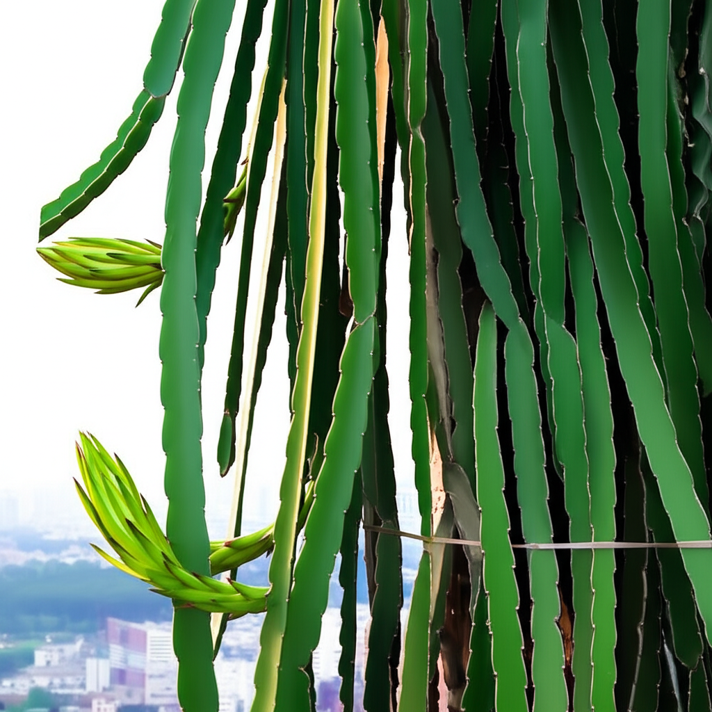 Dragon Fruit Cactus: Stunning Roof Garden Gem