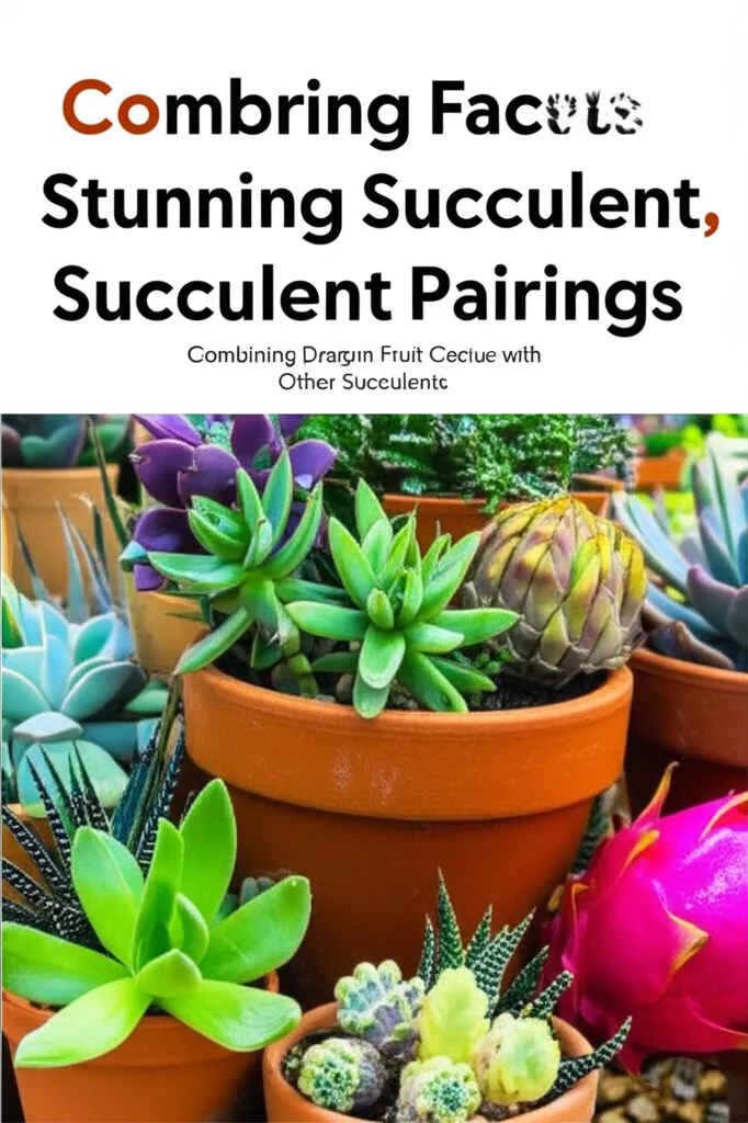 Dragon Fruit Cactus: Stunning Succulent Pairings. Combining Dragon Fruit Cactus with Other Succulent