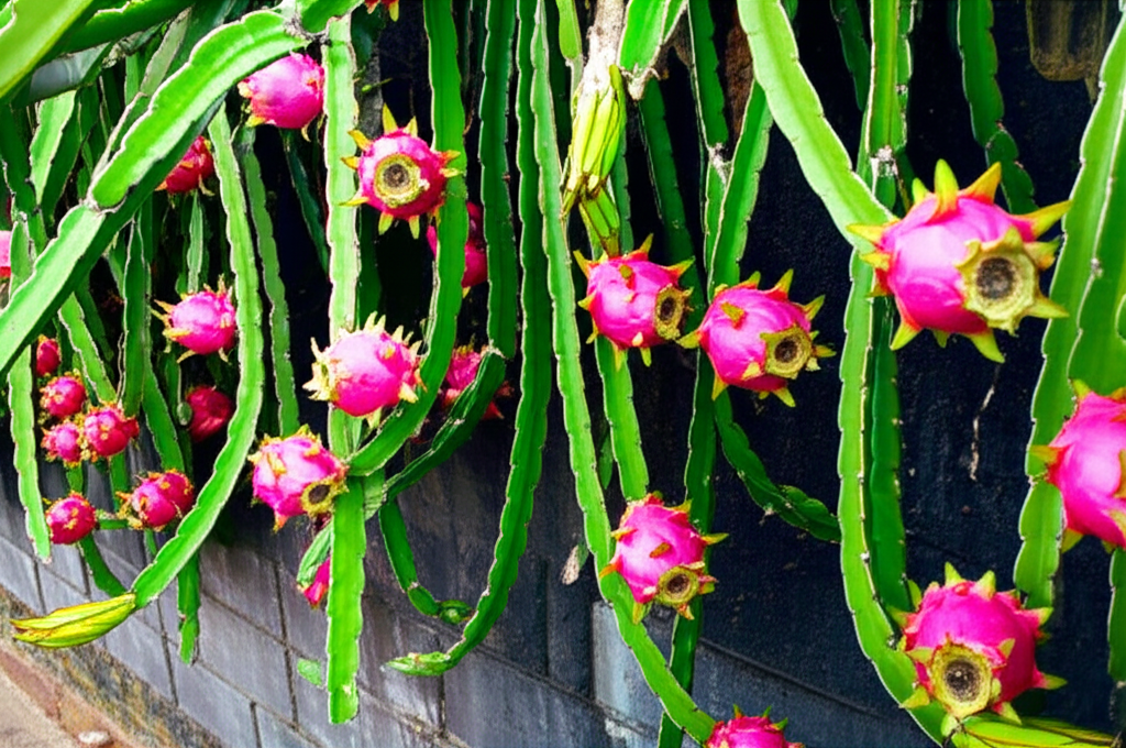Dragon Fruit Cactus: Stunning Urban Growth