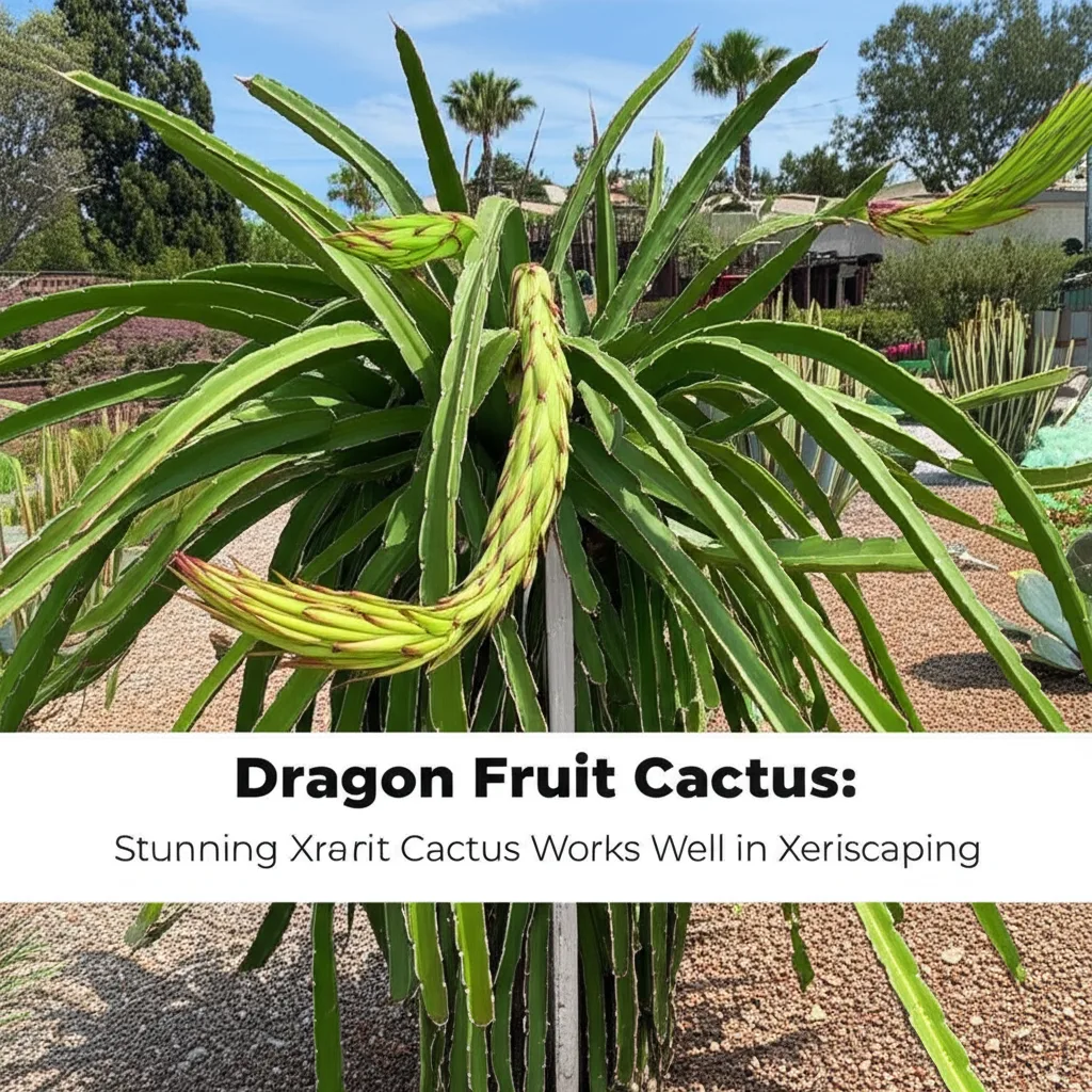 Dragon Fruit Cactus: Stunning Xeriscape Choice. Why Dragon Fruit Cactus Works Well in Xeriscaping.