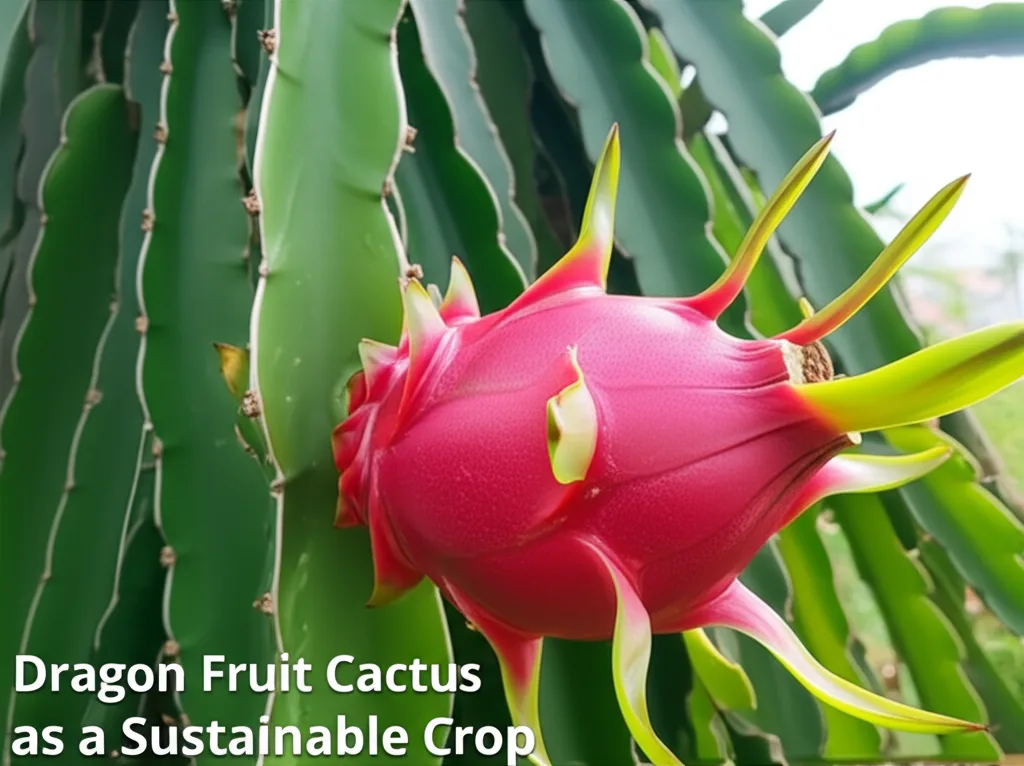 Dragon Fruit Cactus: Sustainable Crop. Dragon Fruit Cactus as a Sustainable Crop.