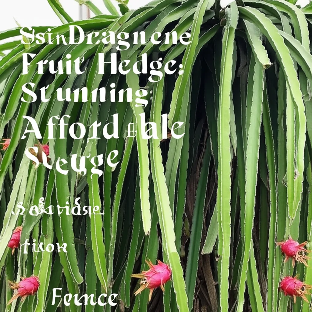 Dragon Fruit Hedge: Stunning & Affordable. Using Dragon Fruit Cactus as a Hedge or Fence.