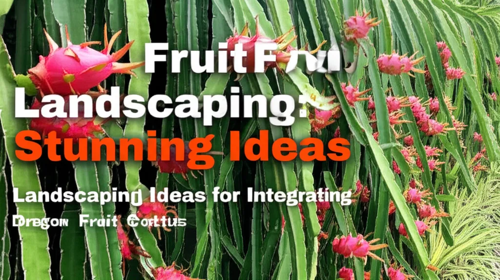 Dragon Fruit Landscaping: Stunning Ideas. Landscaping Ideas for Integrating Dragon Fruit Cactus.