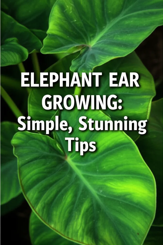 Elephant Ear Growing: Simple, Stunning Tips