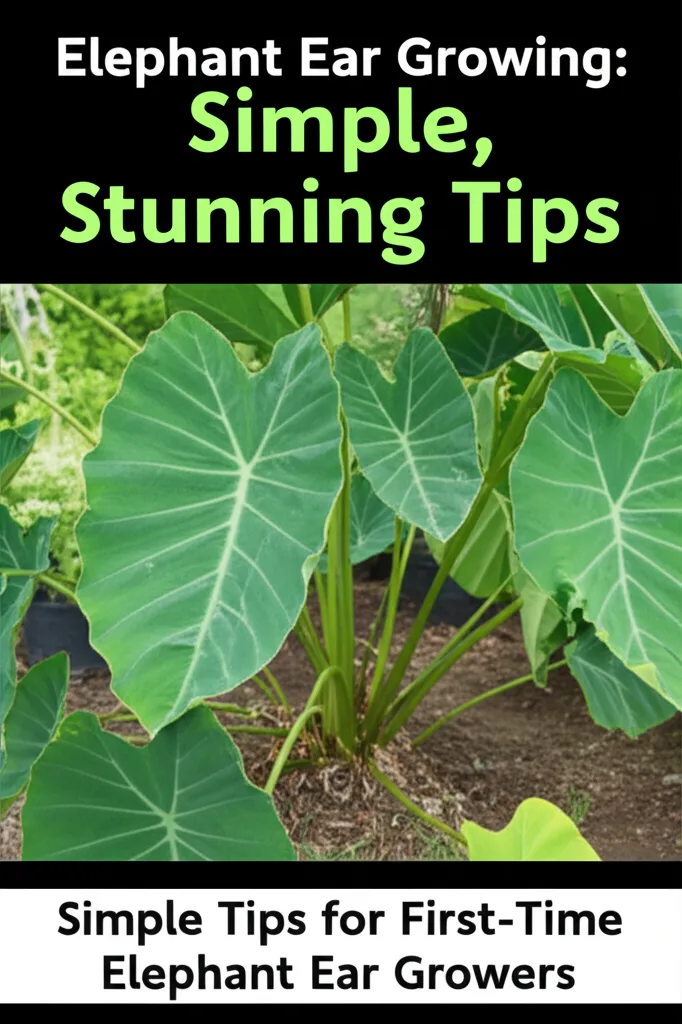 Elephant Ear Growing: Simple, Stunning Tips. Simple Tips for First-Time Elephant Ear Growers.