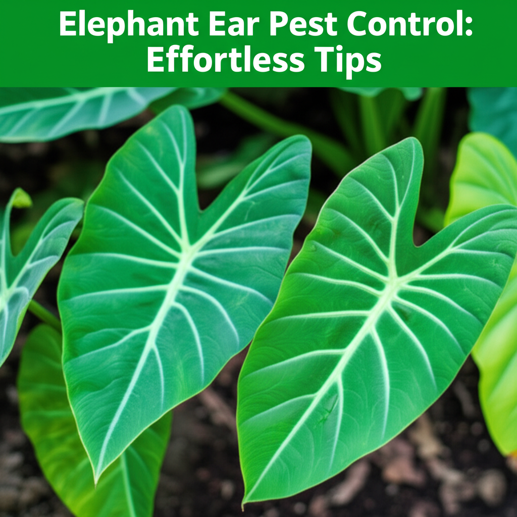 Elephant Ear Pest Control: Effortless Tips
