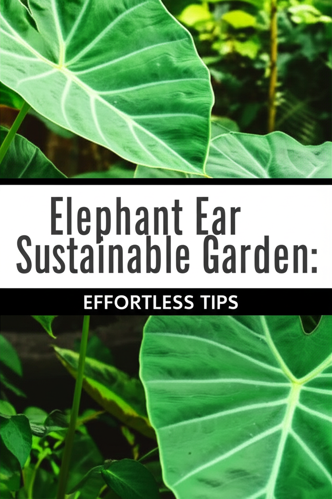 Elephant Ear Sustainable Garden: Effortless Tips