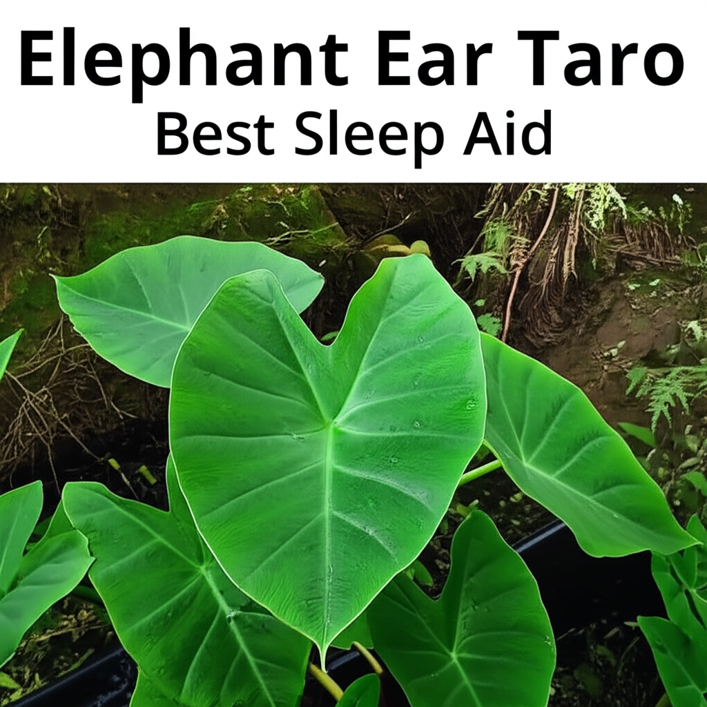 Elephant Ear Taro: Best Sleep Aid