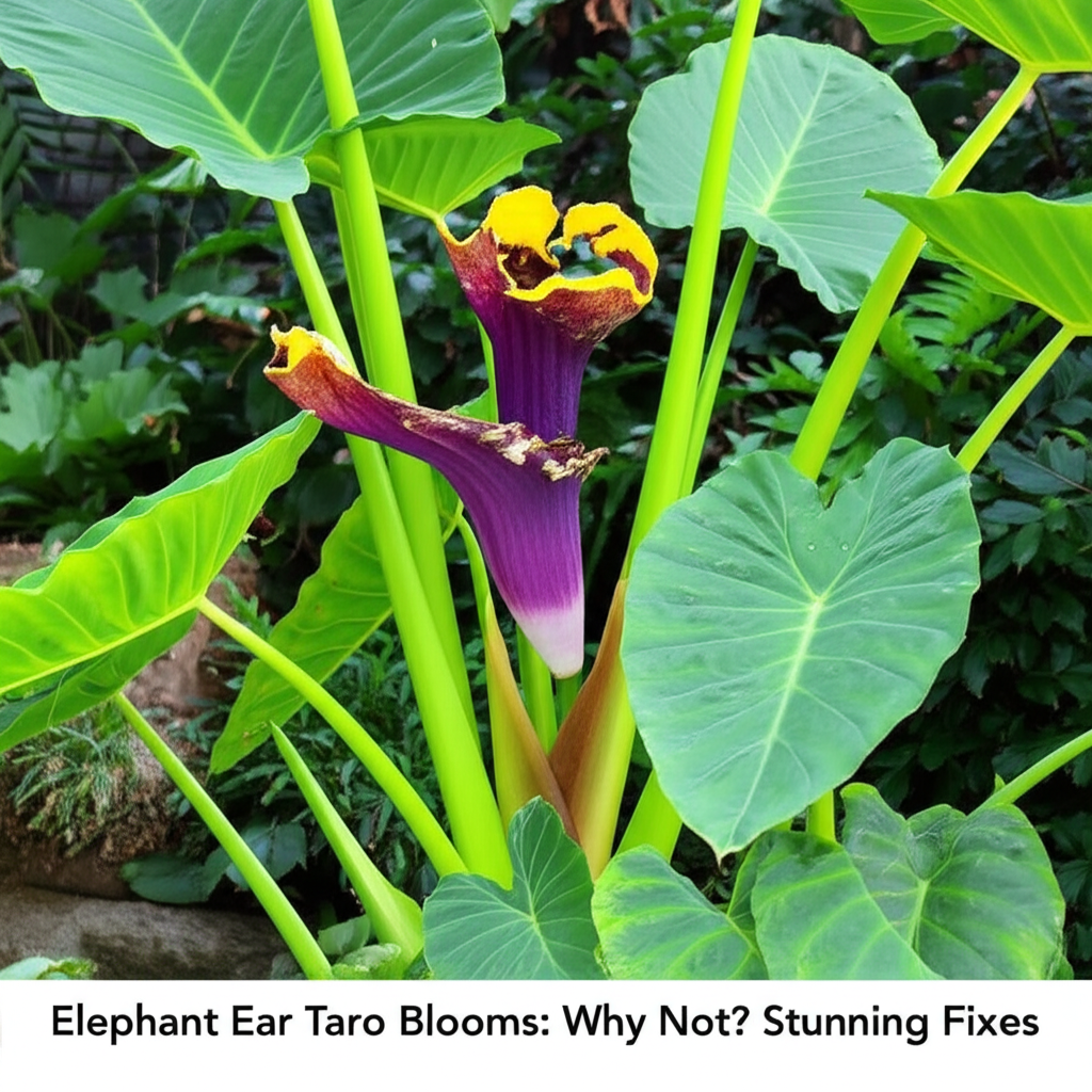 Elephant Ear Taro Blooms: Why Not? Stunning Fixes