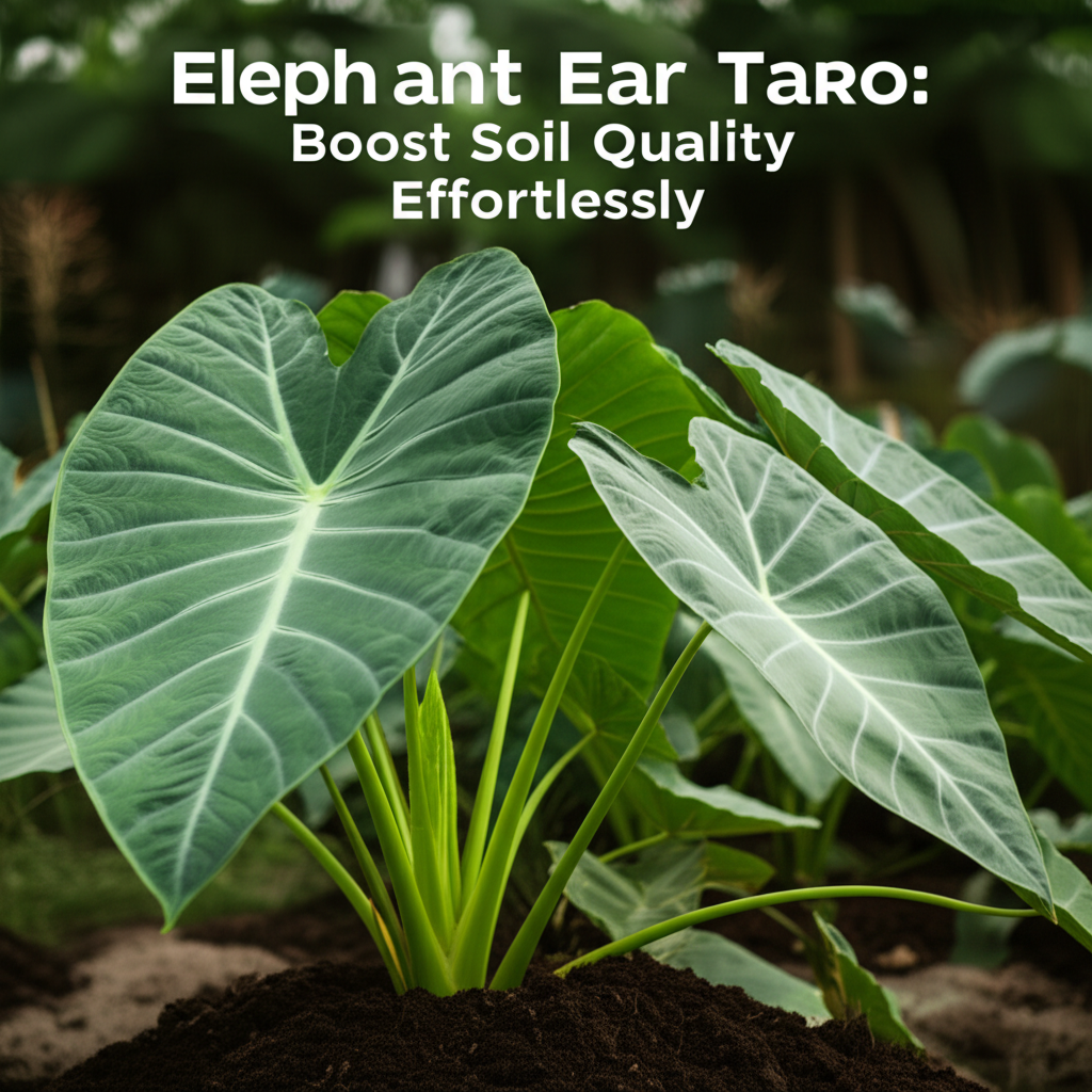 Elephant Ear Taro: Boost Soil Quality Effortlessly