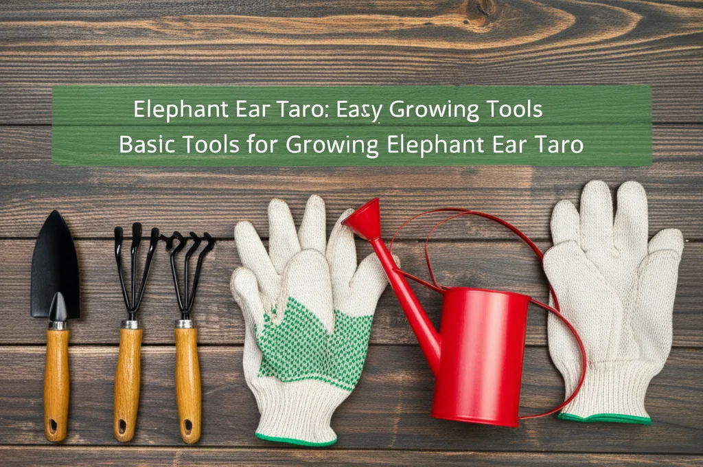 Elephant Ear Taro: Easy Growing Tools. Basic Tools for Growing Elephant Ear Taro.