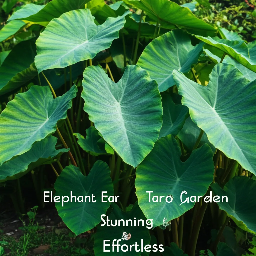 Elephant Ear Taro Garden: **Stunning** & **Effortless**