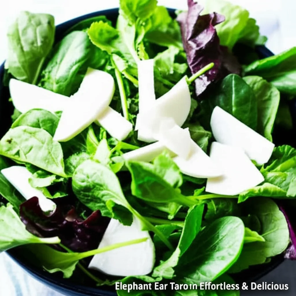 Elephant Ear Taro in Salads: Effortless & Delicious