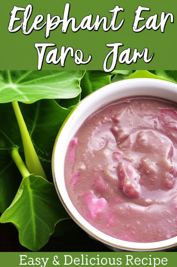 Elephant Ear Taro Jam: Easy & Delicious Recipe