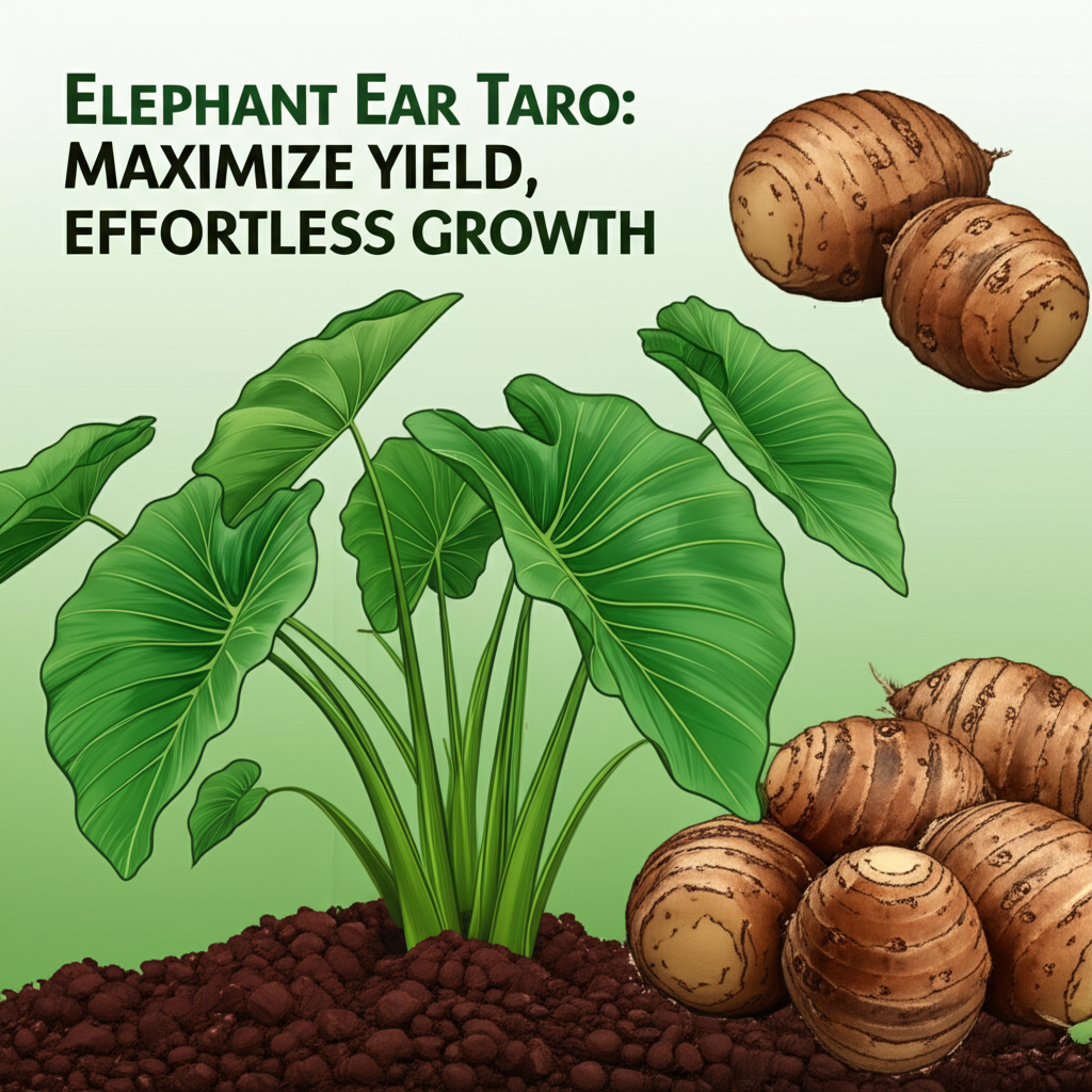 Elephant Ear Taro: Maximize Yield, Effortless Growth