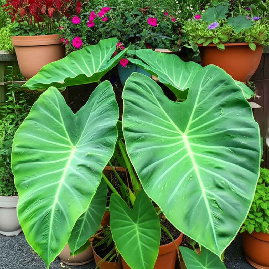 Elephant Ear Taro: Stunning Companion Planting