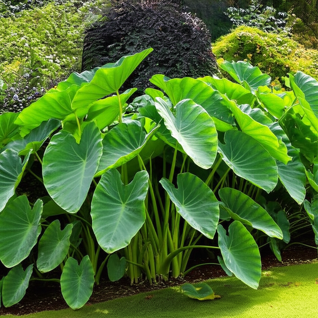 Elephant Ear Taro: Stunning Garden Borders