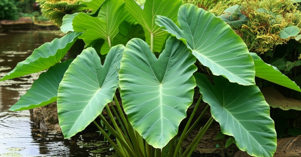 Elephant Ear Taro: Stunning Low-Water Garden