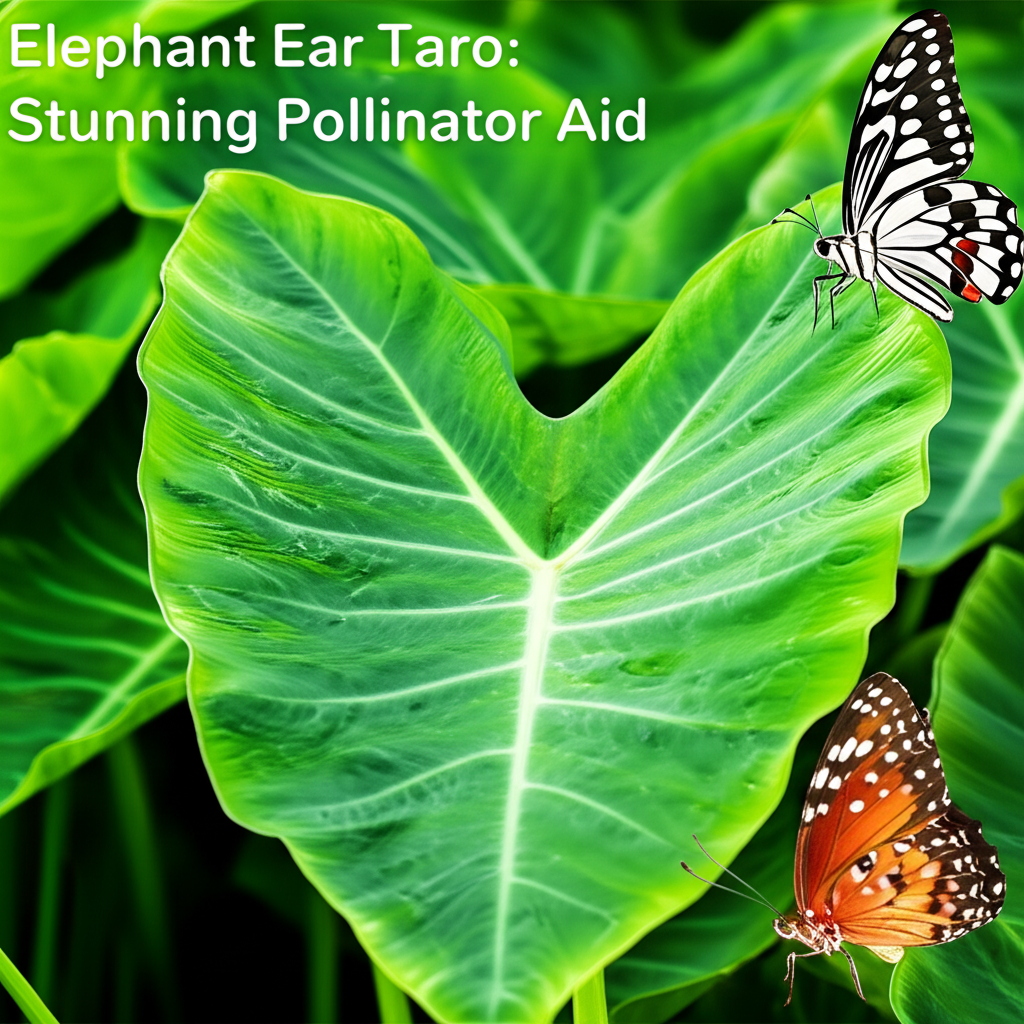 Elephant Ear Taro: Stunning Pollinator Aid