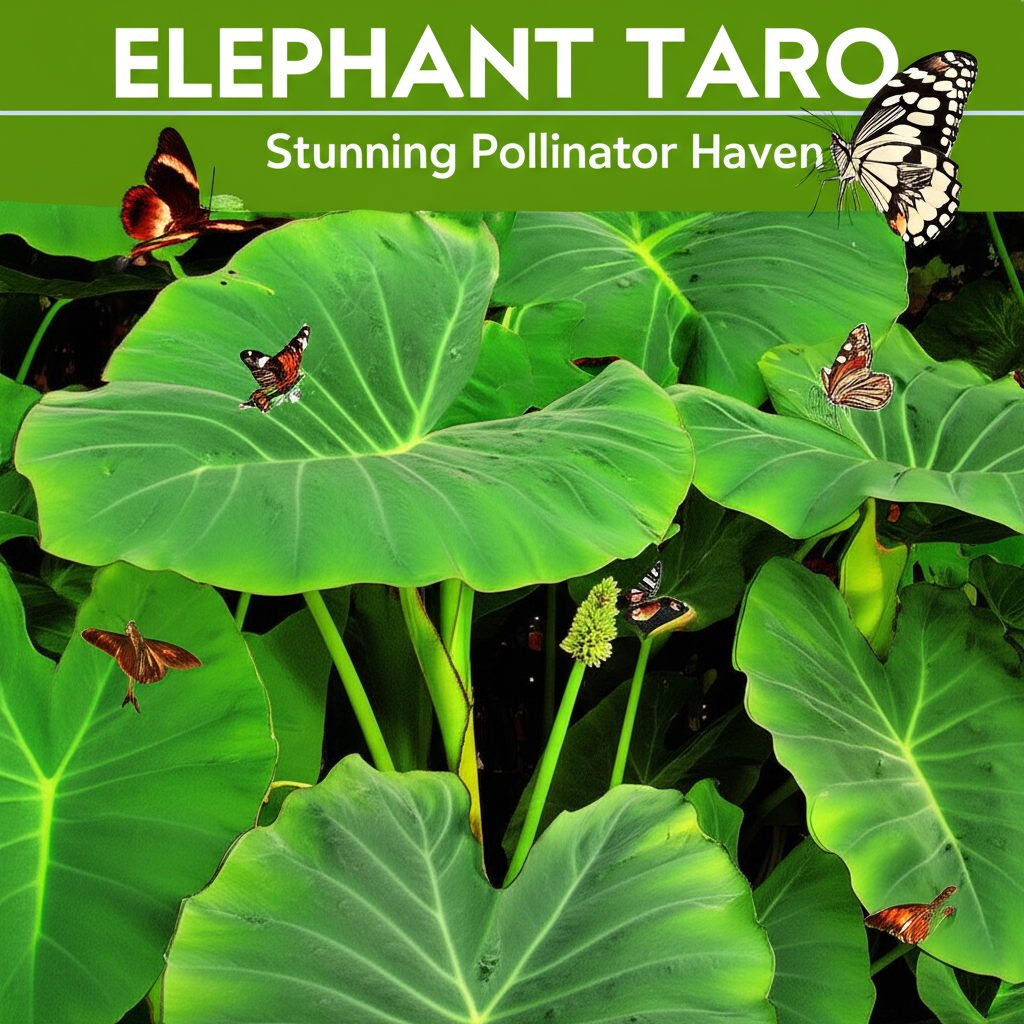 Elephant Ear Taro: Stunning Pollinator Haven