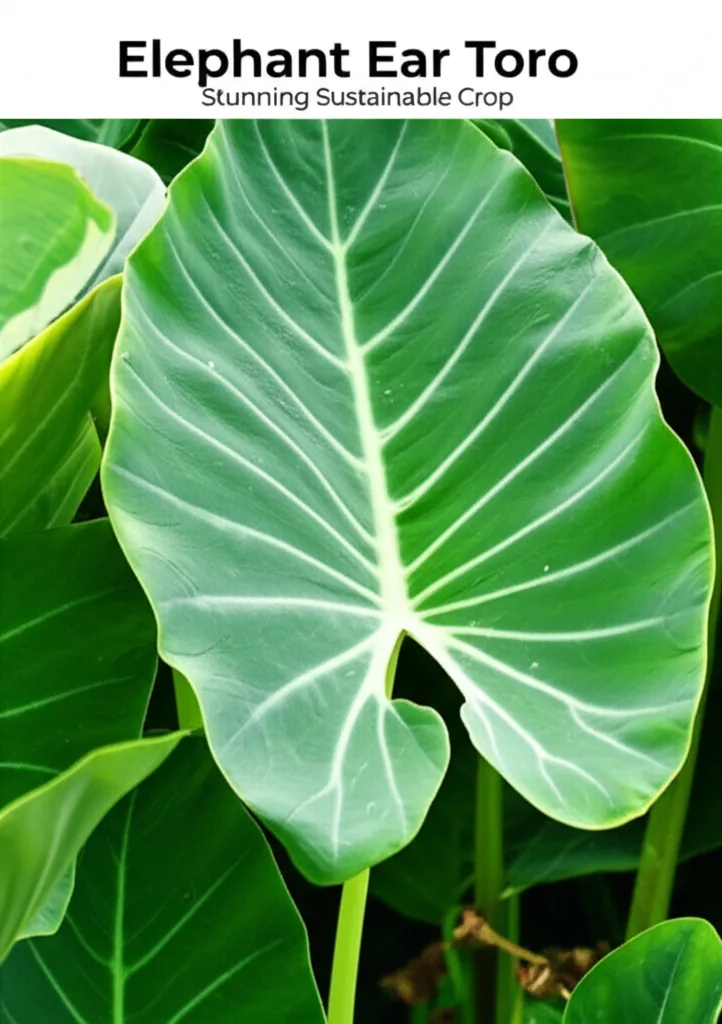 Elephant Ear Taro: Stunning Sustainable Crop