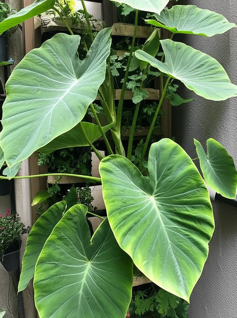 Elephant Ear Taro: Stunning Vertical Urban Gardens