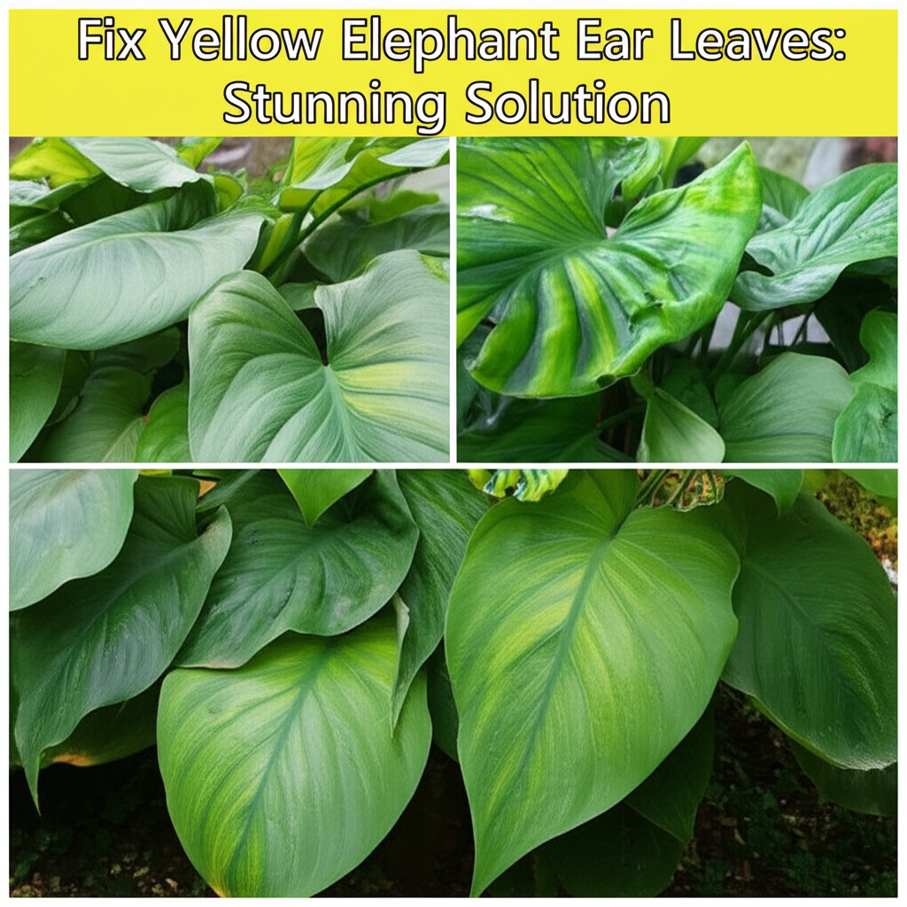 Fix Yellow Elephant Ear Leaves: Stunning Solution