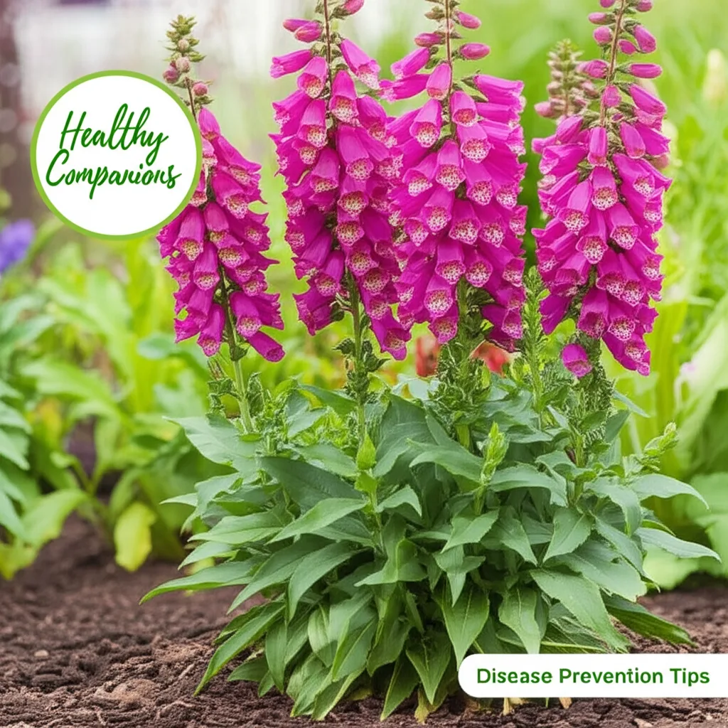 Foxglove Beardtongue Companion Plant Disease Prevention section visual